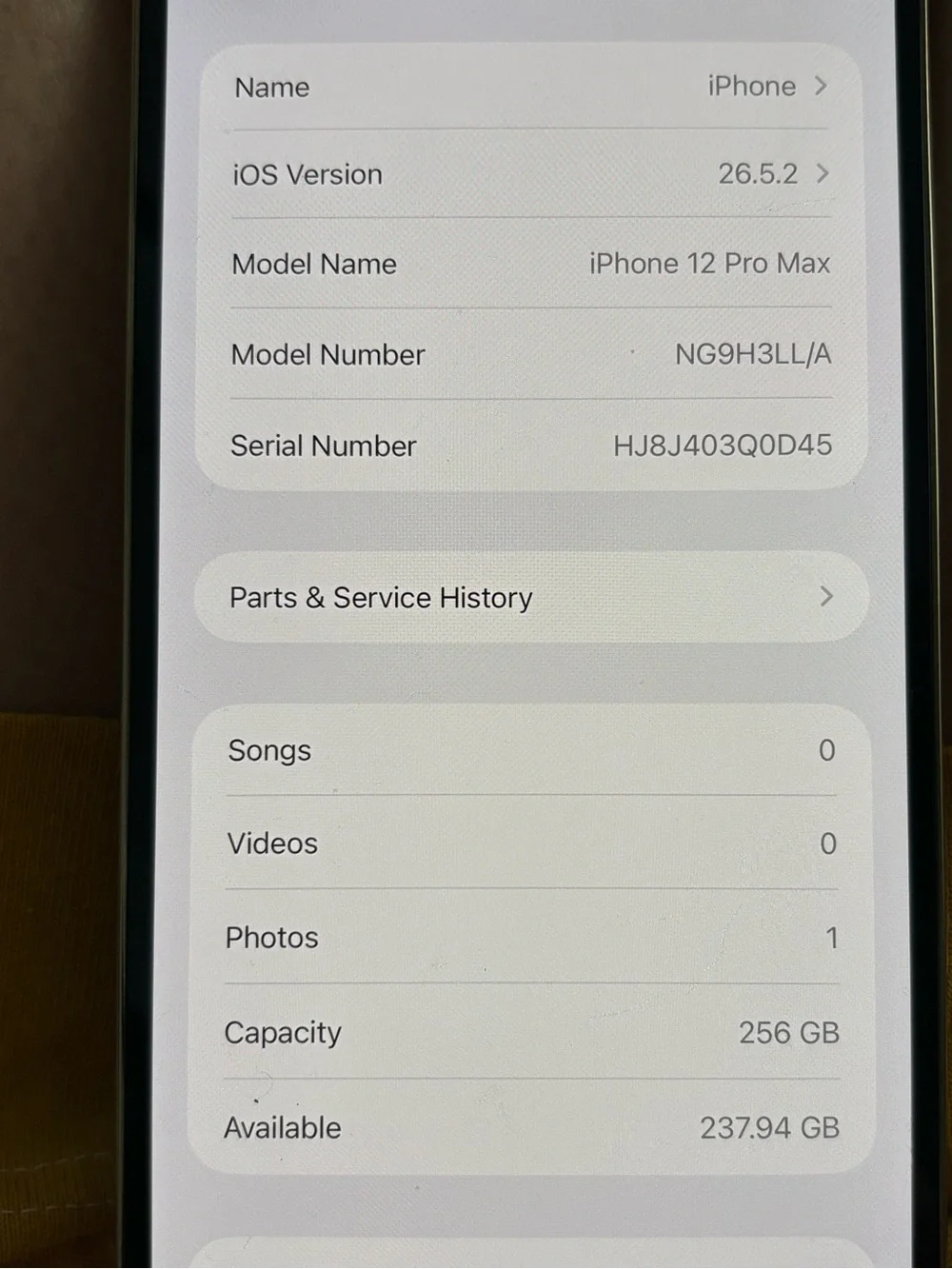 iPhone 12 Pro Max 256 GB